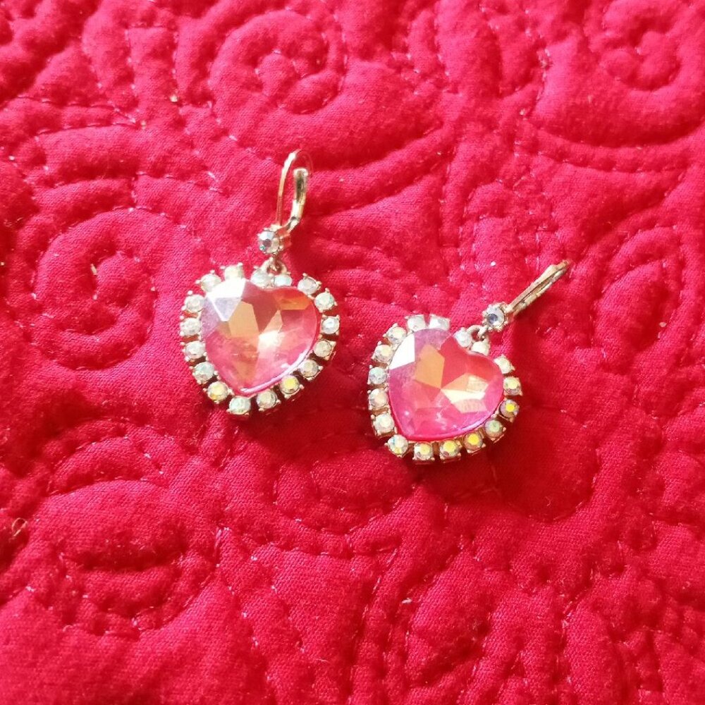 Betsey Johnson Pink Earrings